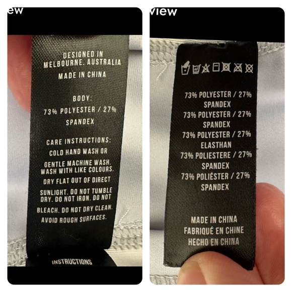 Anthropologie All Fenix Lottie Leggings Floral Light Lilac Gray High Rise Size S - Picture 11 of 13